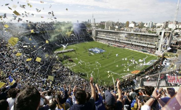 BBVA Francés sponsors Argentinean soccer giants