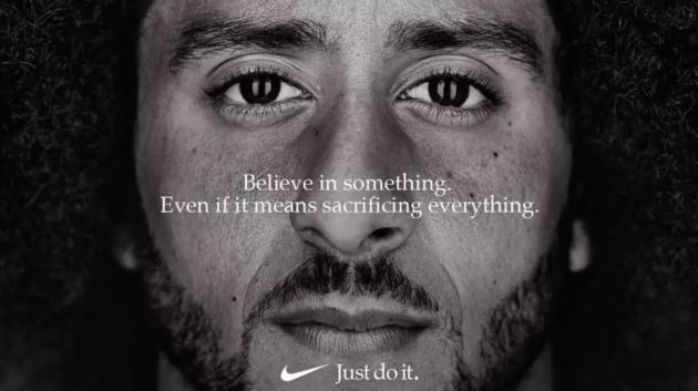 Colin Kaepernick fronts new Nike advertising campaign