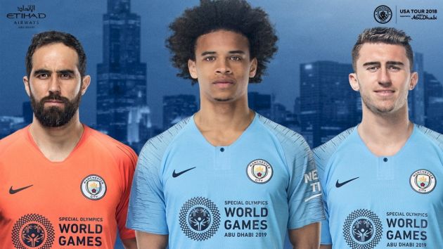 Manchester City sign Special Olympics one-game shirt sponsorship