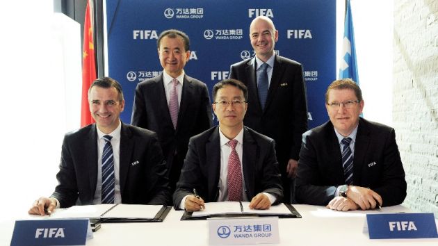 Wanda Group becomes Fifa partner