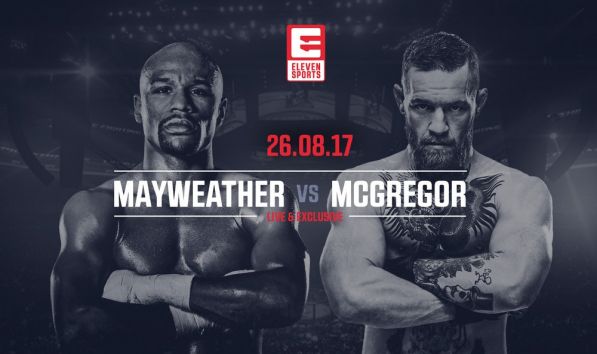 Eleven Sports to show Mayweather v McGregor