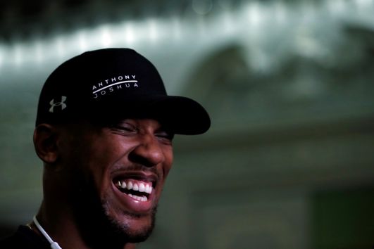 Anthony Joshua gets into bed with Hyde & Sleep