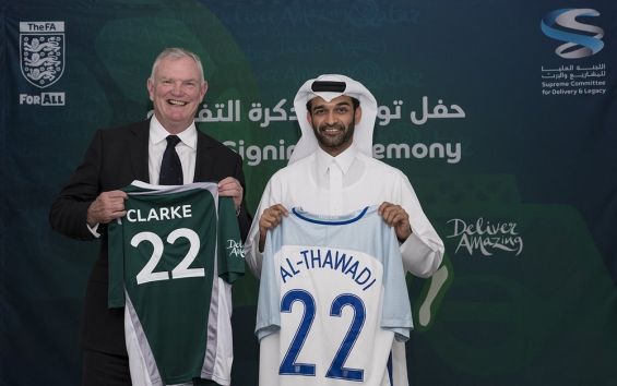England’s FA signs MoU with 2022 Fifa World Cup hosts