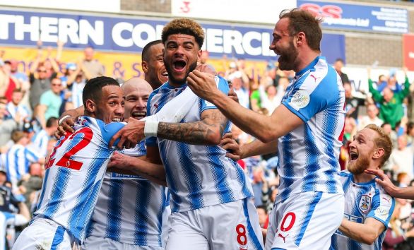 Huddersfield Town unveil Leisu Sports as new sleeve sponsor