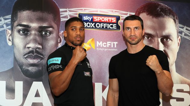 Showtime to televise Joshua-Klitschko live in the US