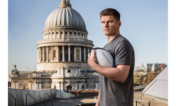 Owen Farrell scores Investec deal