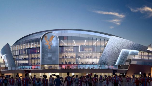 Crystal Palace unveil UK£100m stadium redevelopment plans