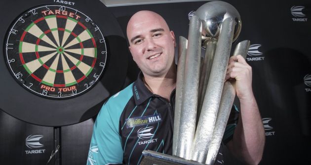 Darts world champion Rob Cross stays on Target