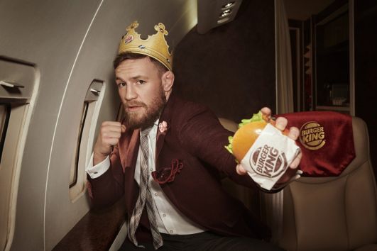 Conor McGregor becomes the Burger King